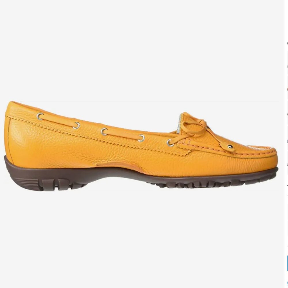 Marc Joseph New York Leather Cypress HIll Golf Shoe-  Cheddar Tumbled Grain